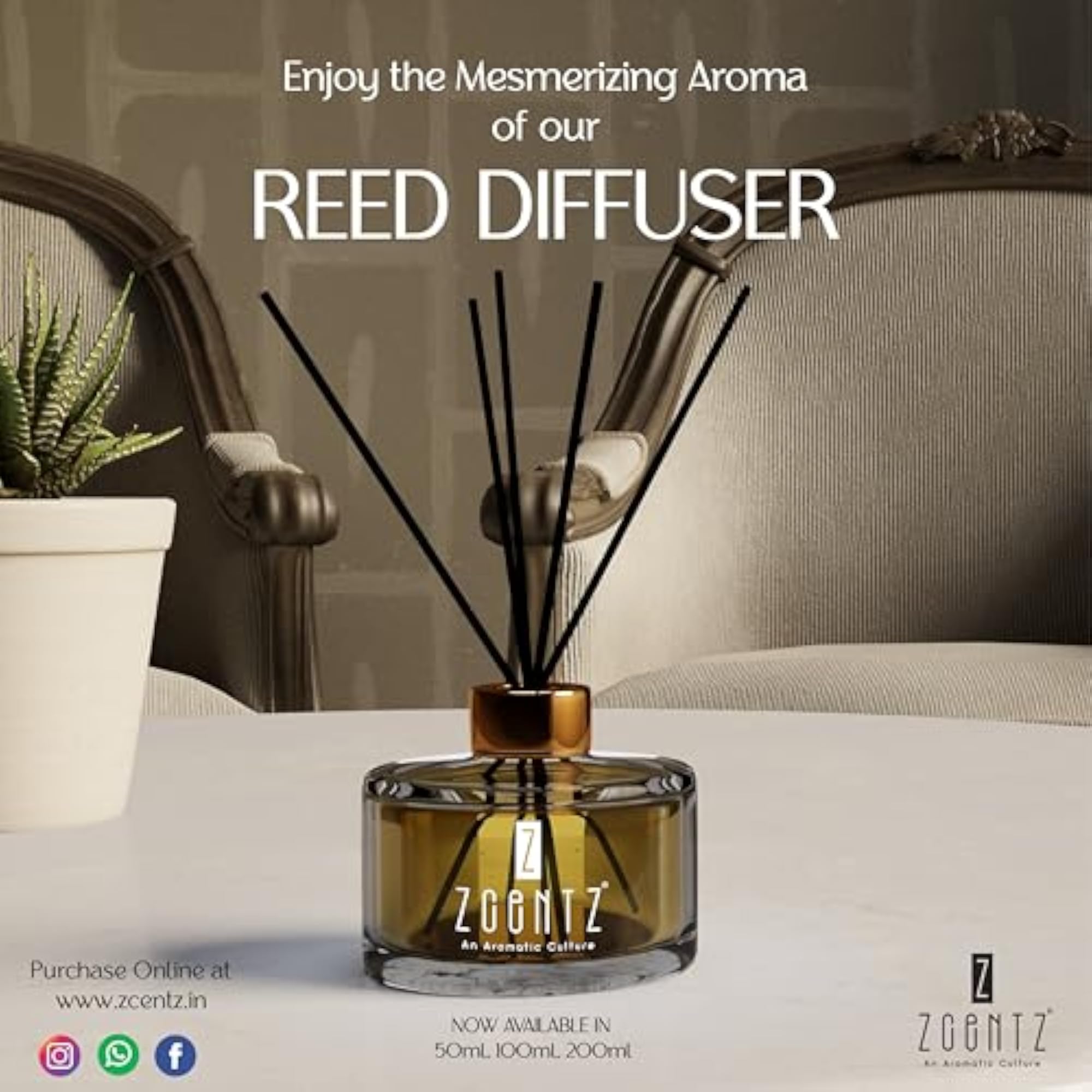 Green Apple Reed Diffuser, 100ml